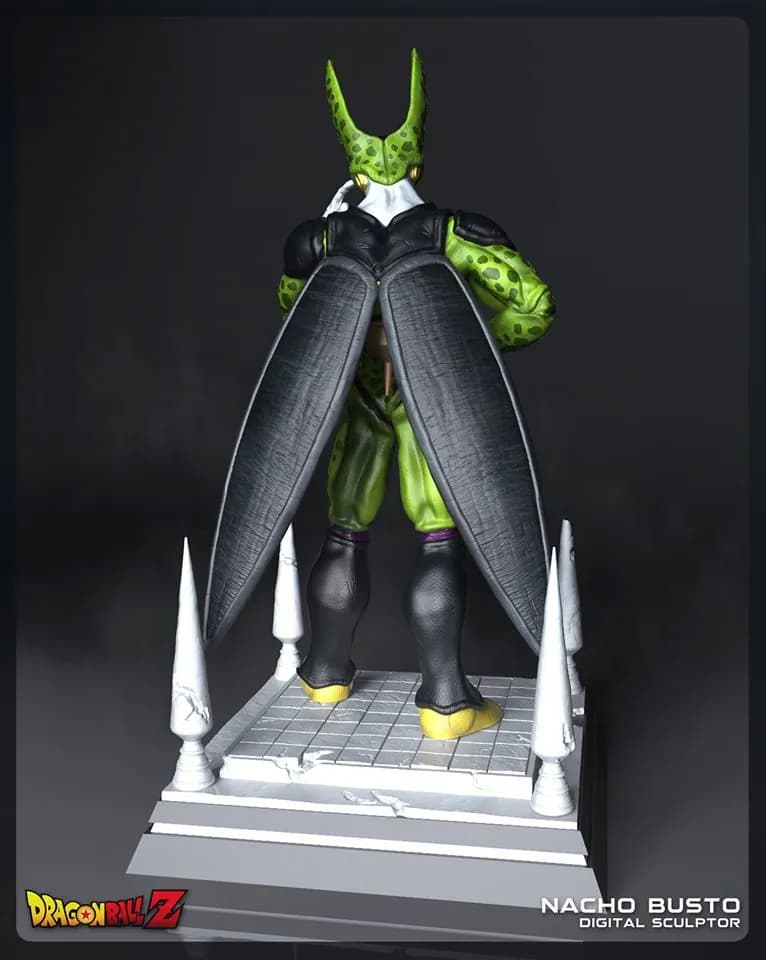 STL - Figura de Cell 2 render 3