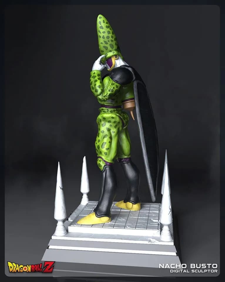 STL - Figura de Cell 2 render 4