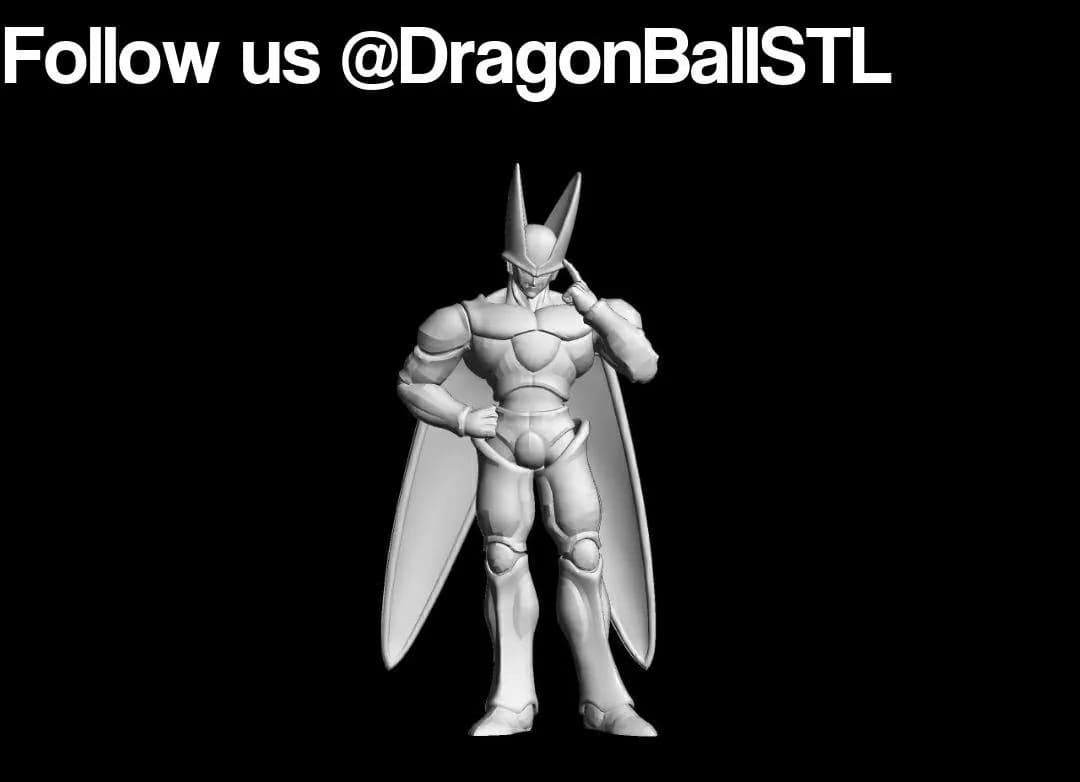 STL - Figura de Cell de Dragon Ball Z 3