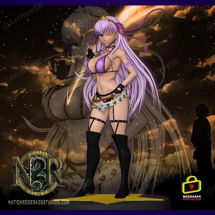 STL - Figura de chica anime sensual