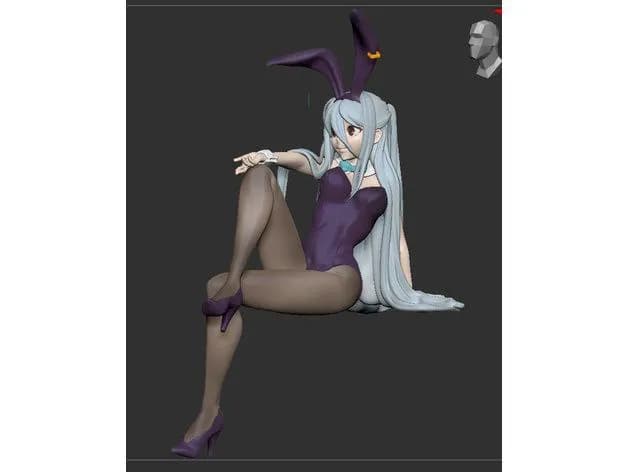STL - Figura de chica conejo