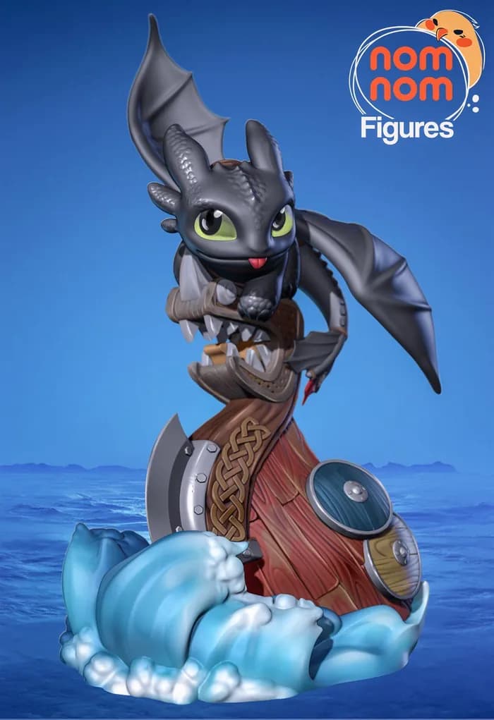 STL - Figura de Chimuelo en vikingo