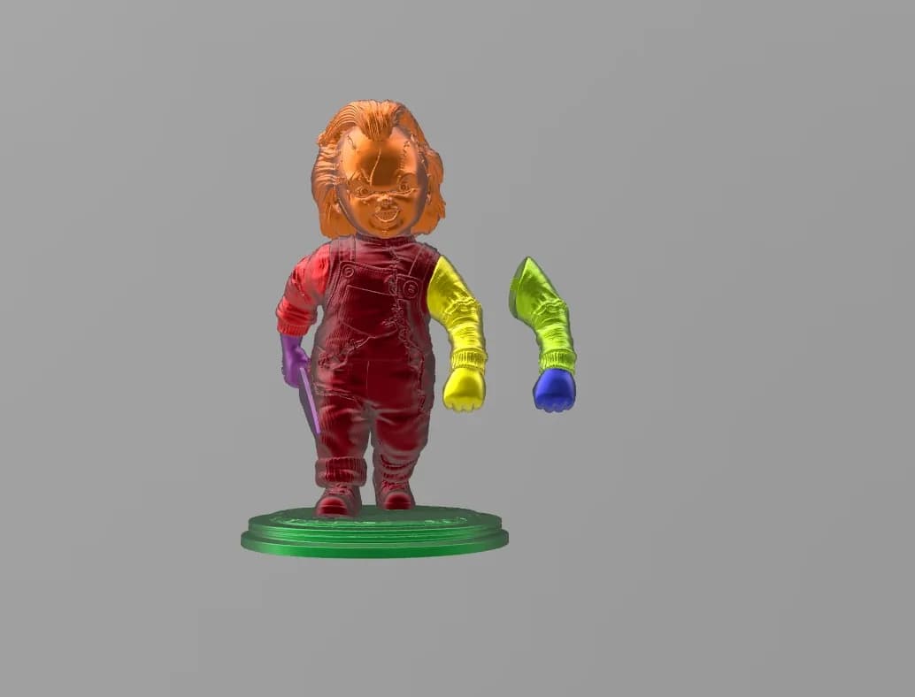 STL - Figura de Chucky render 3