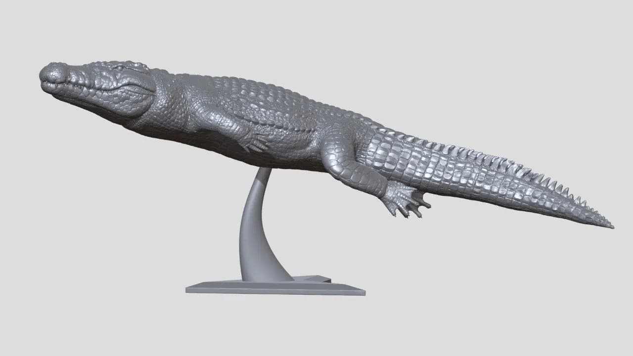 STL - Figura de Cocodrilo