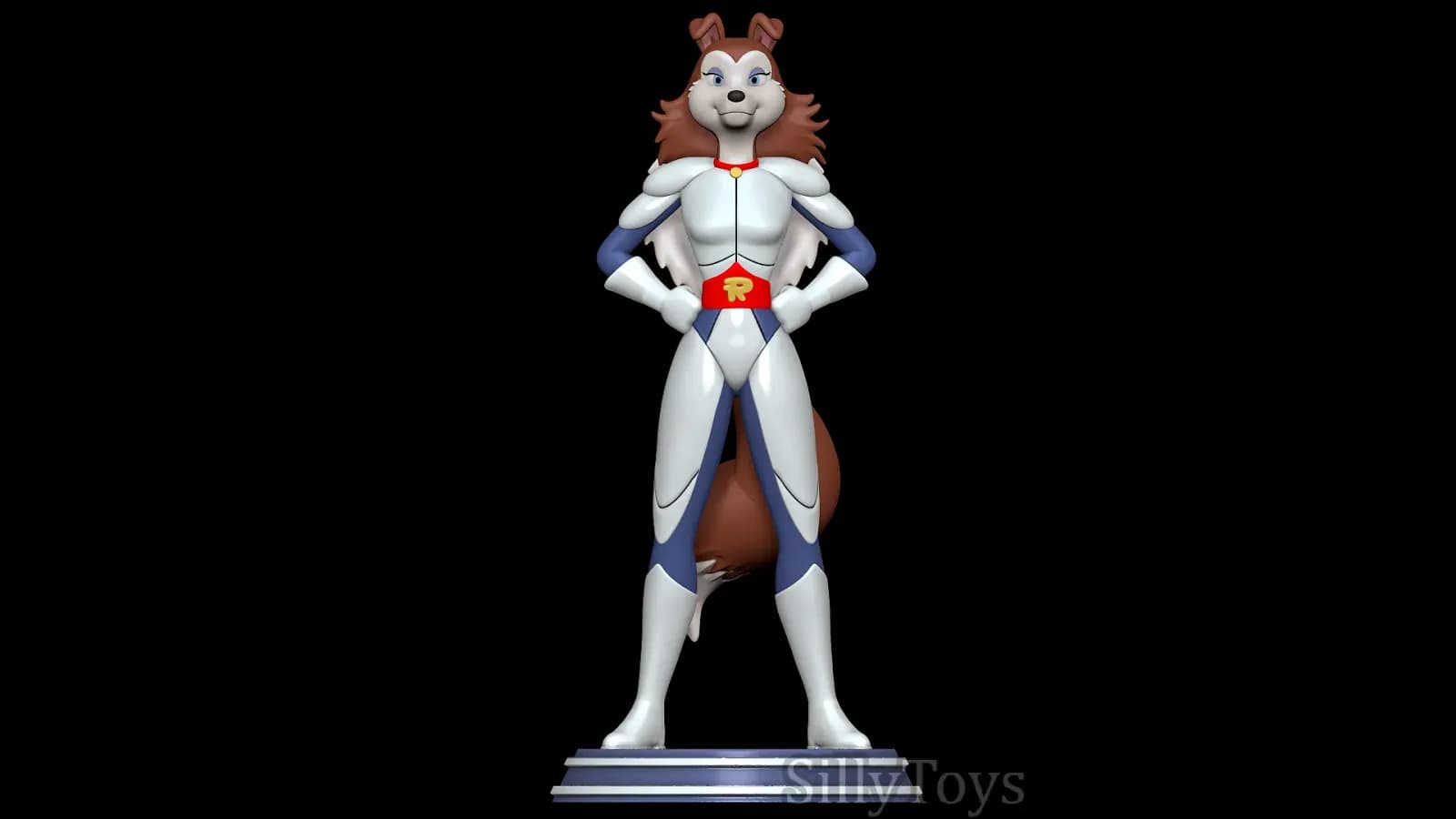 STL - Figura de Colleen de Road Rovers render 5