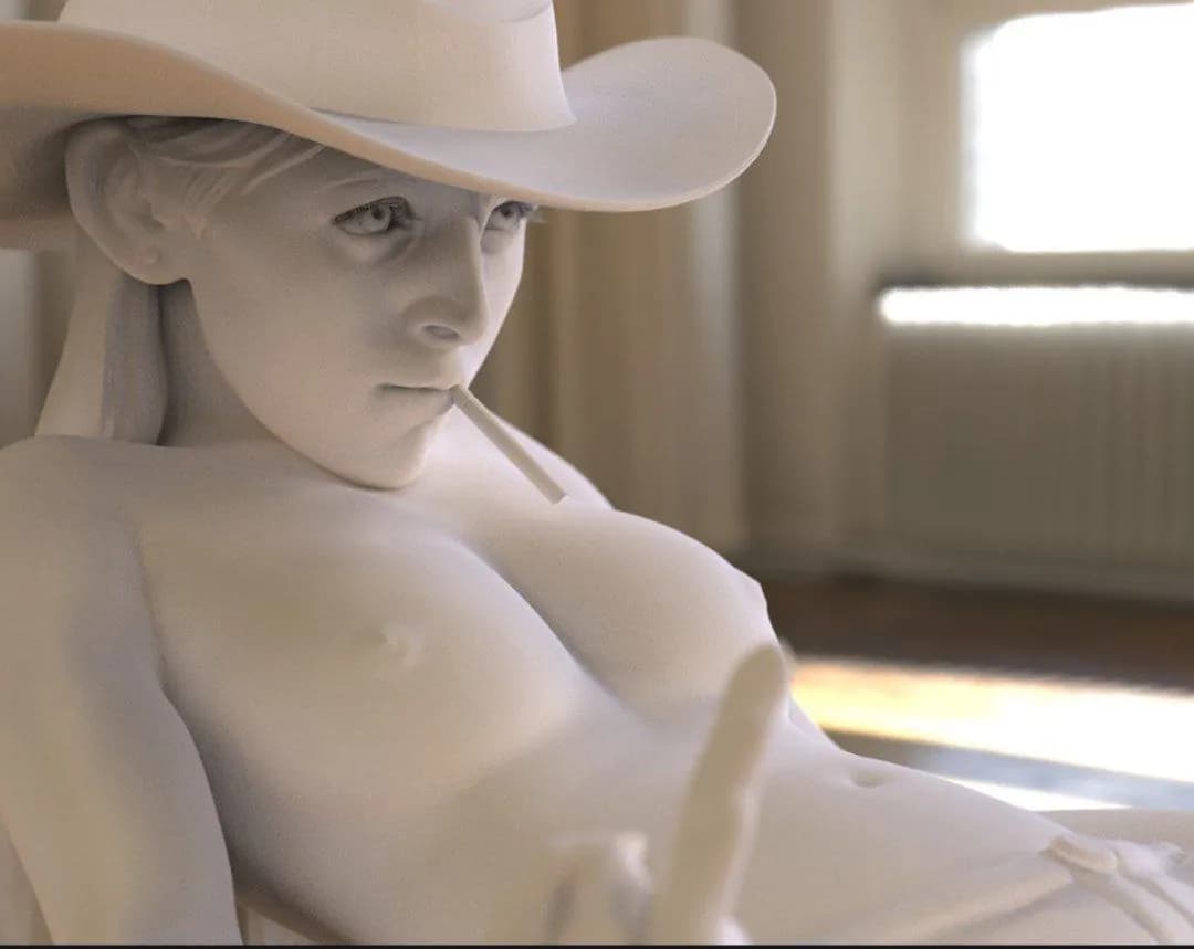 STL - Figura de Cowgirl