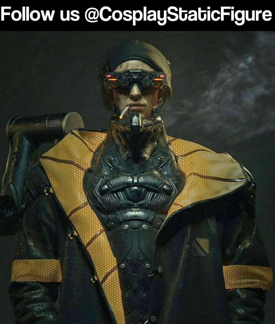 STL - Figura de Cyberpunk Dealer