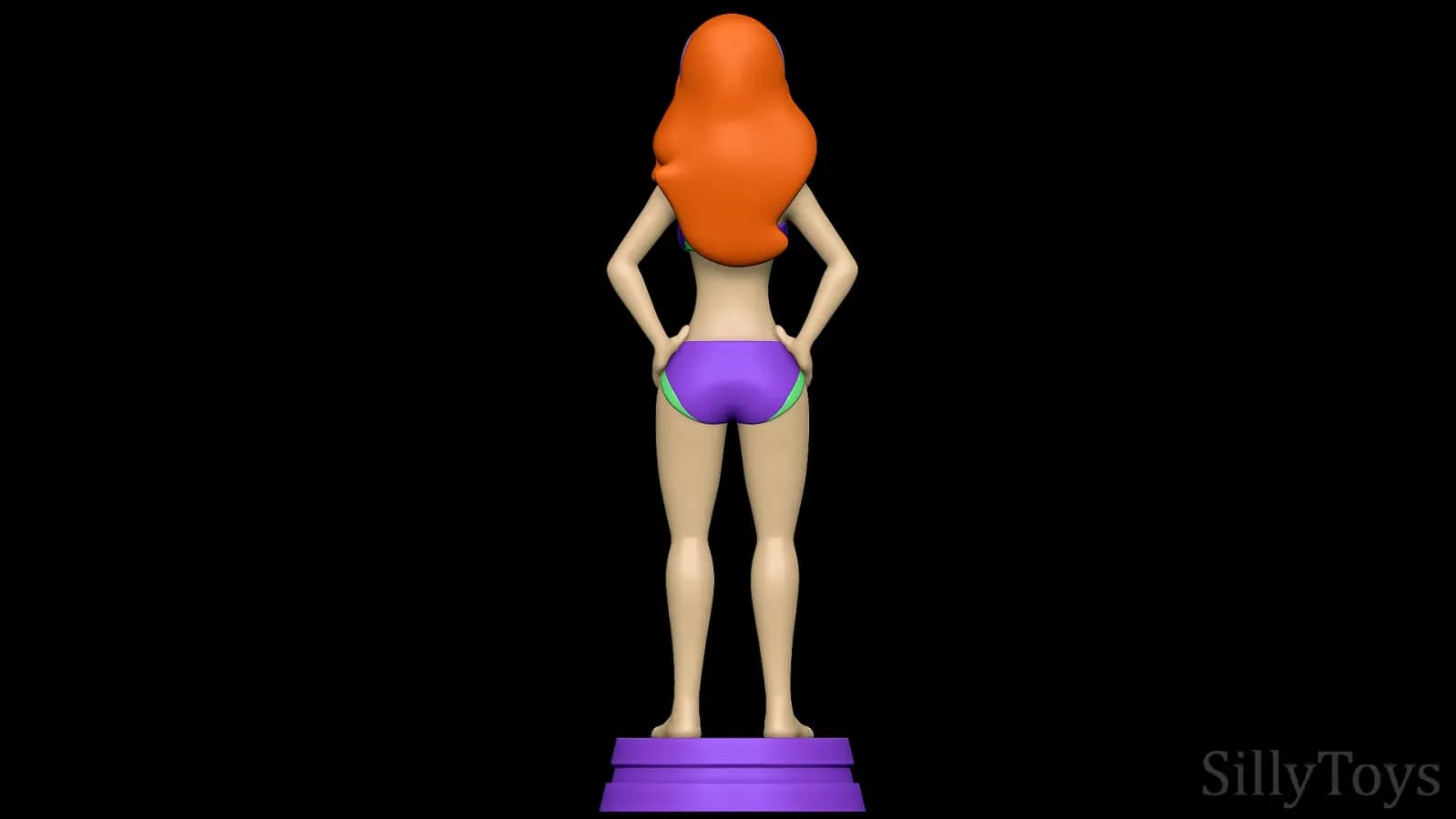 STL - Figura de Daphne Blake en bikini render 5