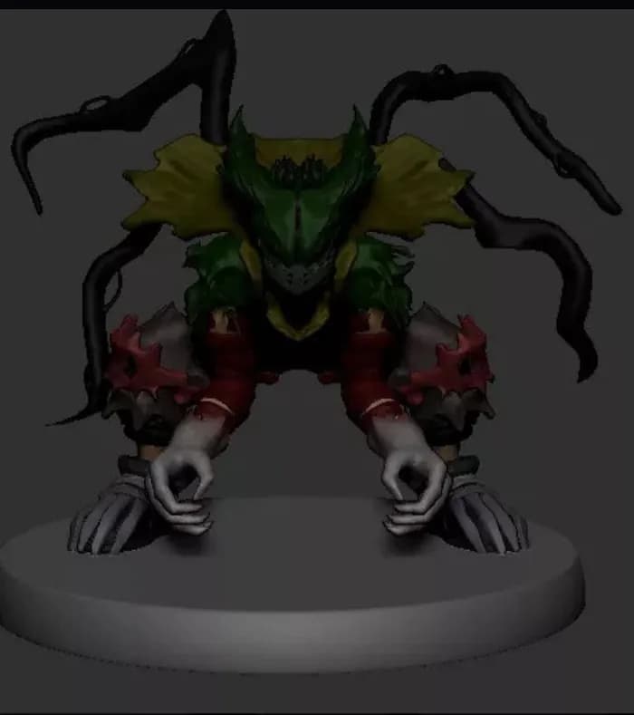 STL - Figura de Deku villano