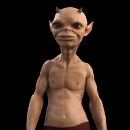 STL - Figura de Demonio Imp"s render 3