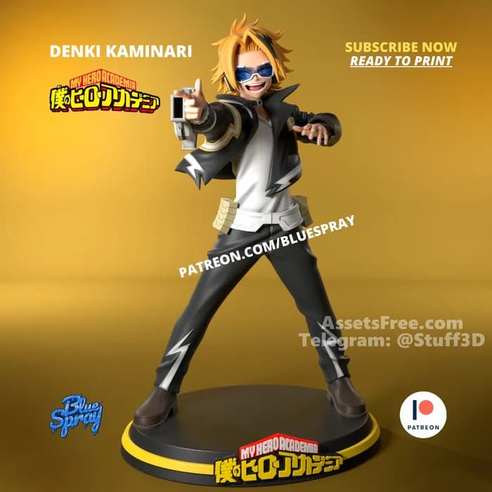 STL - Figura de Denki Kaminari