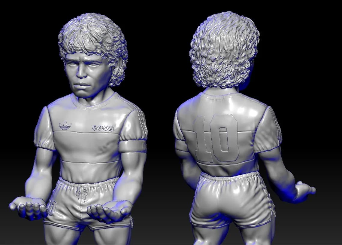 STL - figura de Diego Armando Maradona