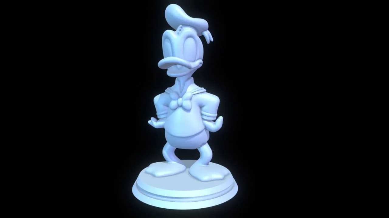 STL - Figura de Donald Patos