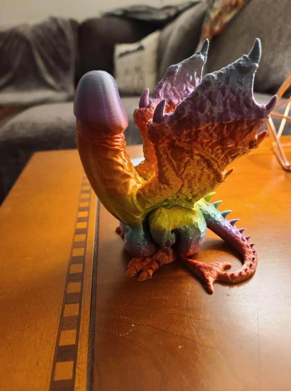 STL - Figura de Dragón de Cama