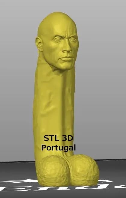 STL - Figura de Dwayne Johnson "The Rock"