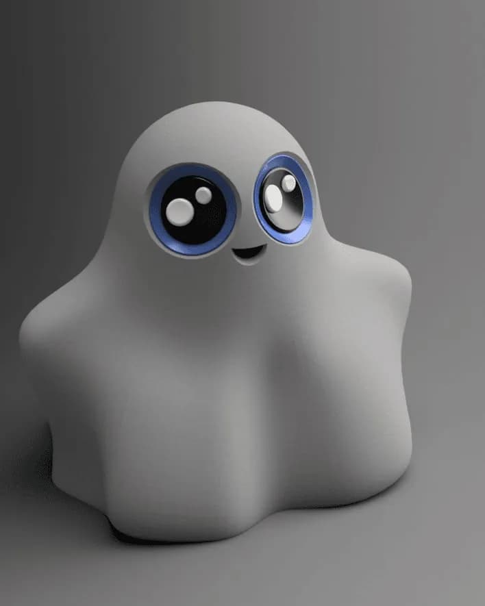 STL - Figura de fantasma lindo