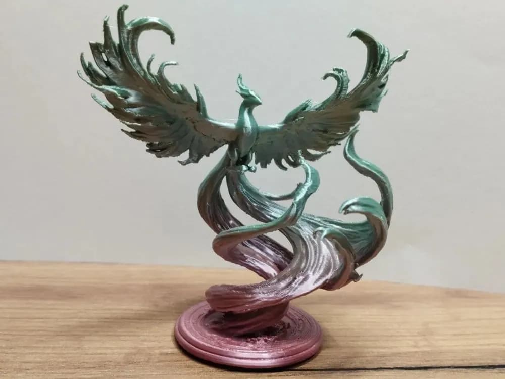 STL - Figura de Fenix de Fuego