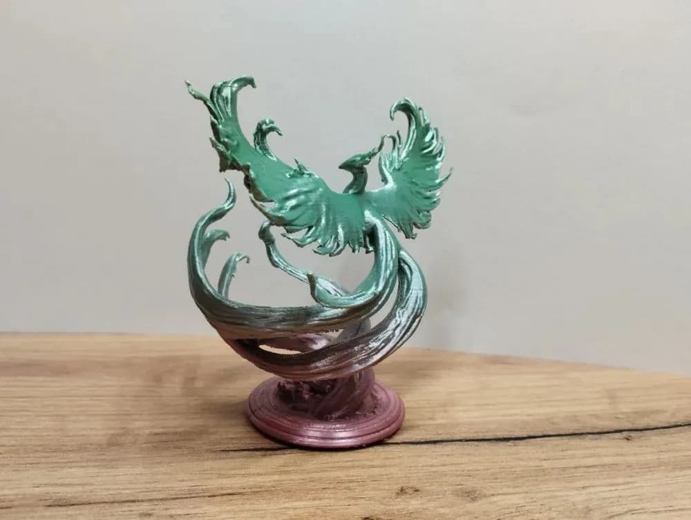 STL - Figura de Fenix de Fuego