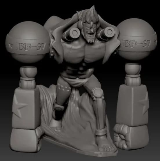 STL - Figura de Franky
