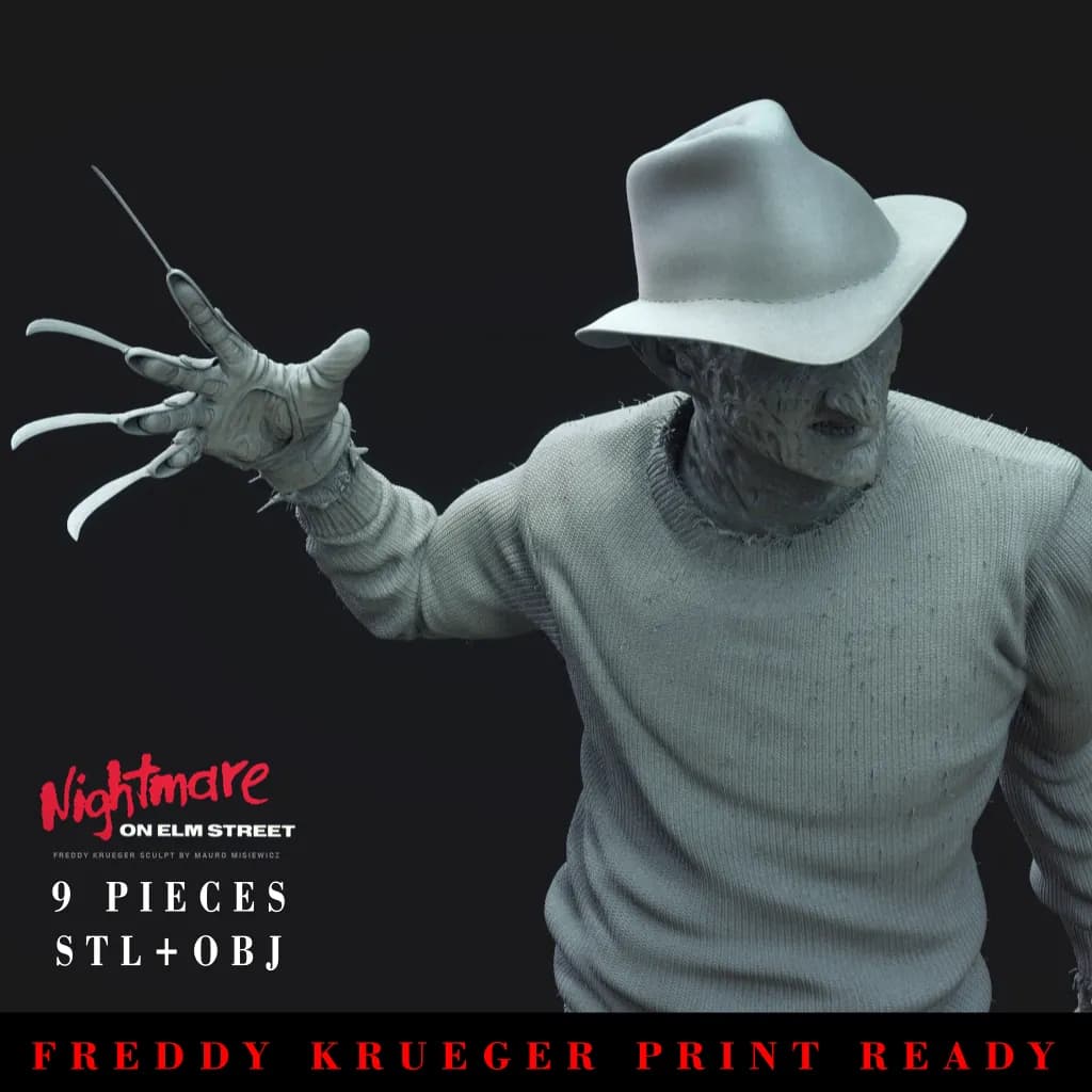 STL - Figura de Freddy Krueger 2 render 2