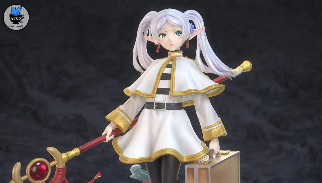 STL - Figura de Frieren 4 render 2