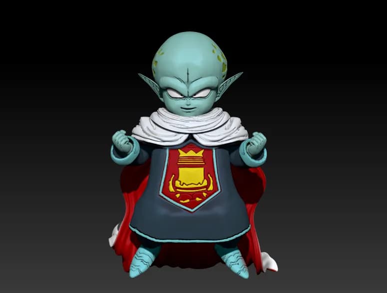 STL - Figura de Garlic Jr. estilo chibi render 2