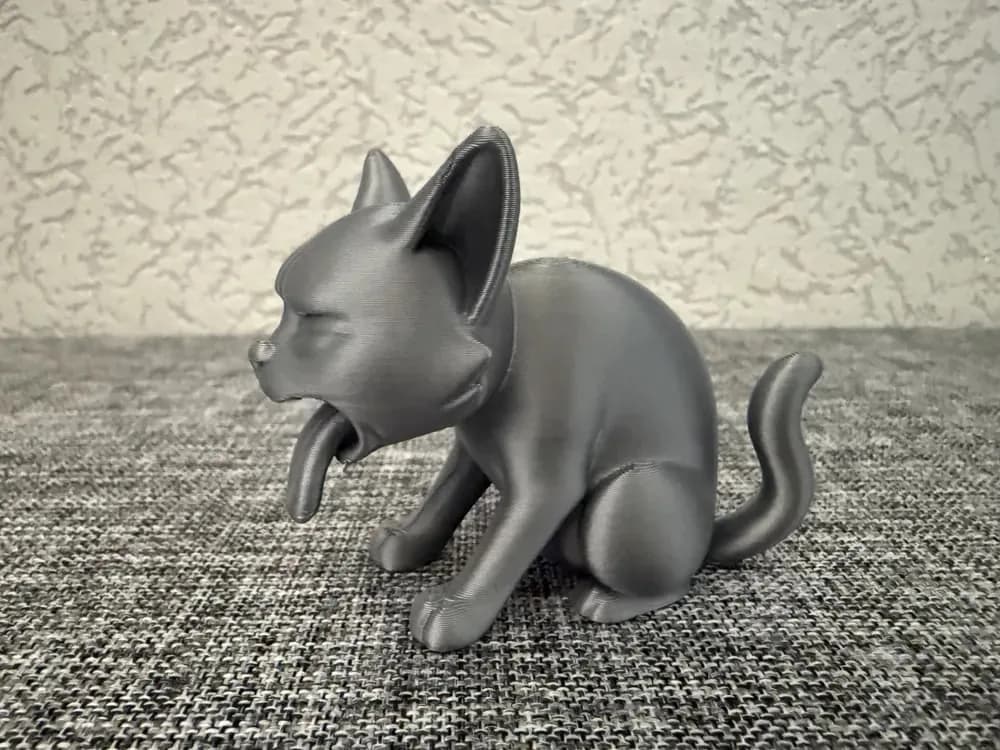 STL - Figura de gato gruñendo