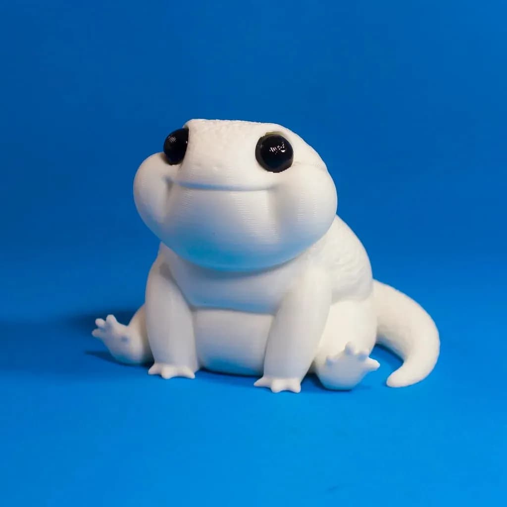 STL - Figura de gecko albino