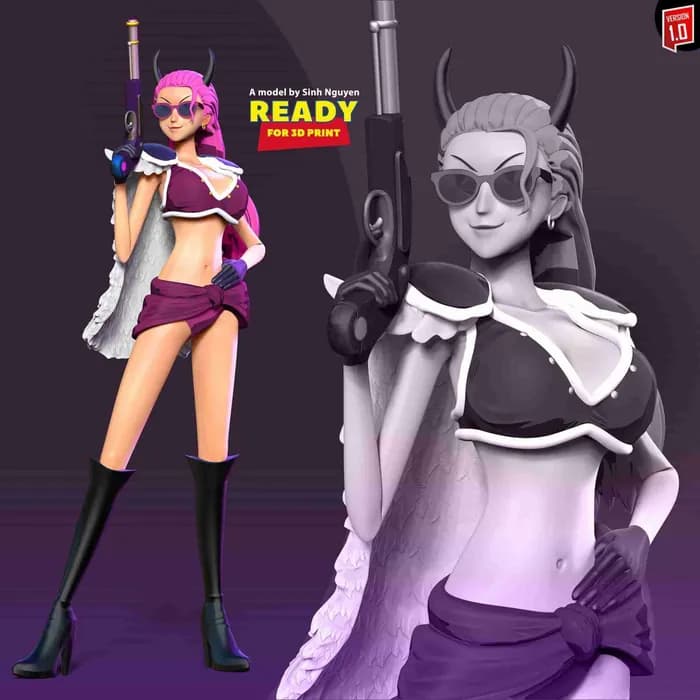 STL - Figura de Ginrummy de One Piece