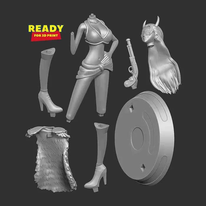STL - Figura de Ginrummy de One Piece render 3