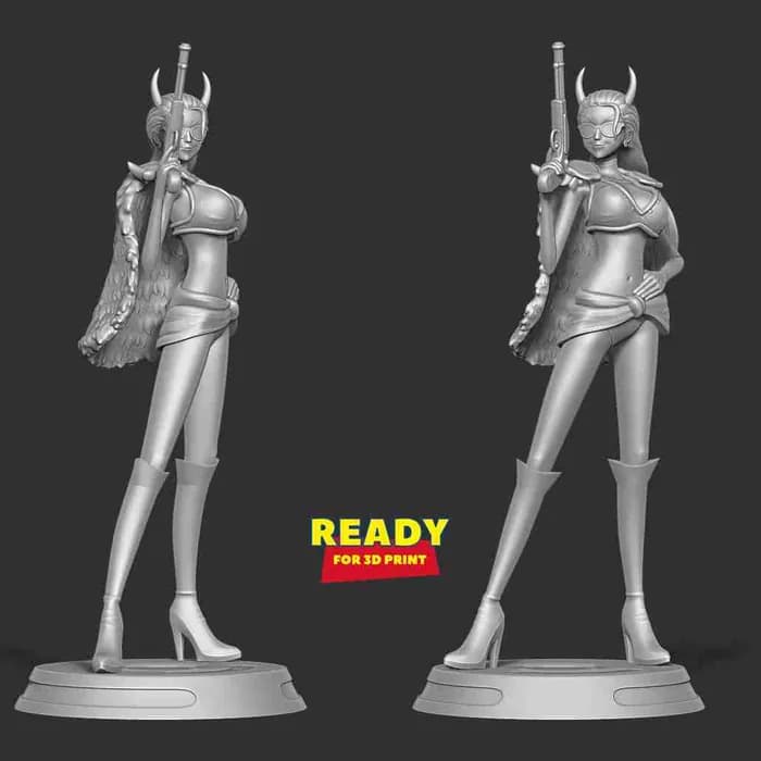 STL - Figura de Ginrummy de One Piece render 4