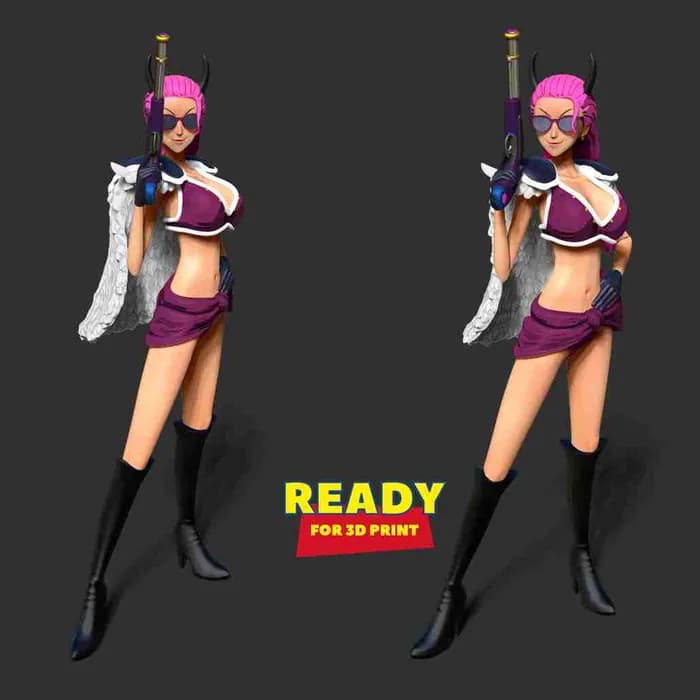 STL - Figura de Ginrummy de One Piece render 5