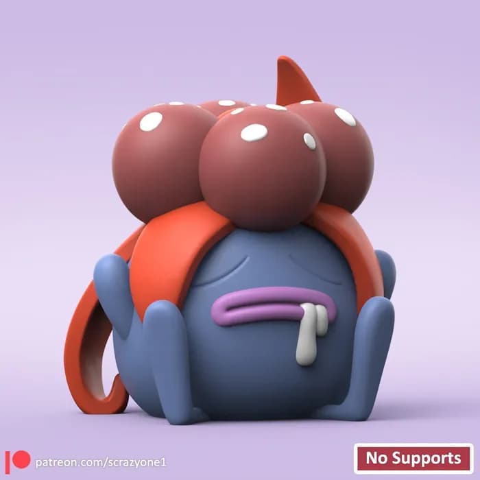 STL - Figura de Gloom render 3