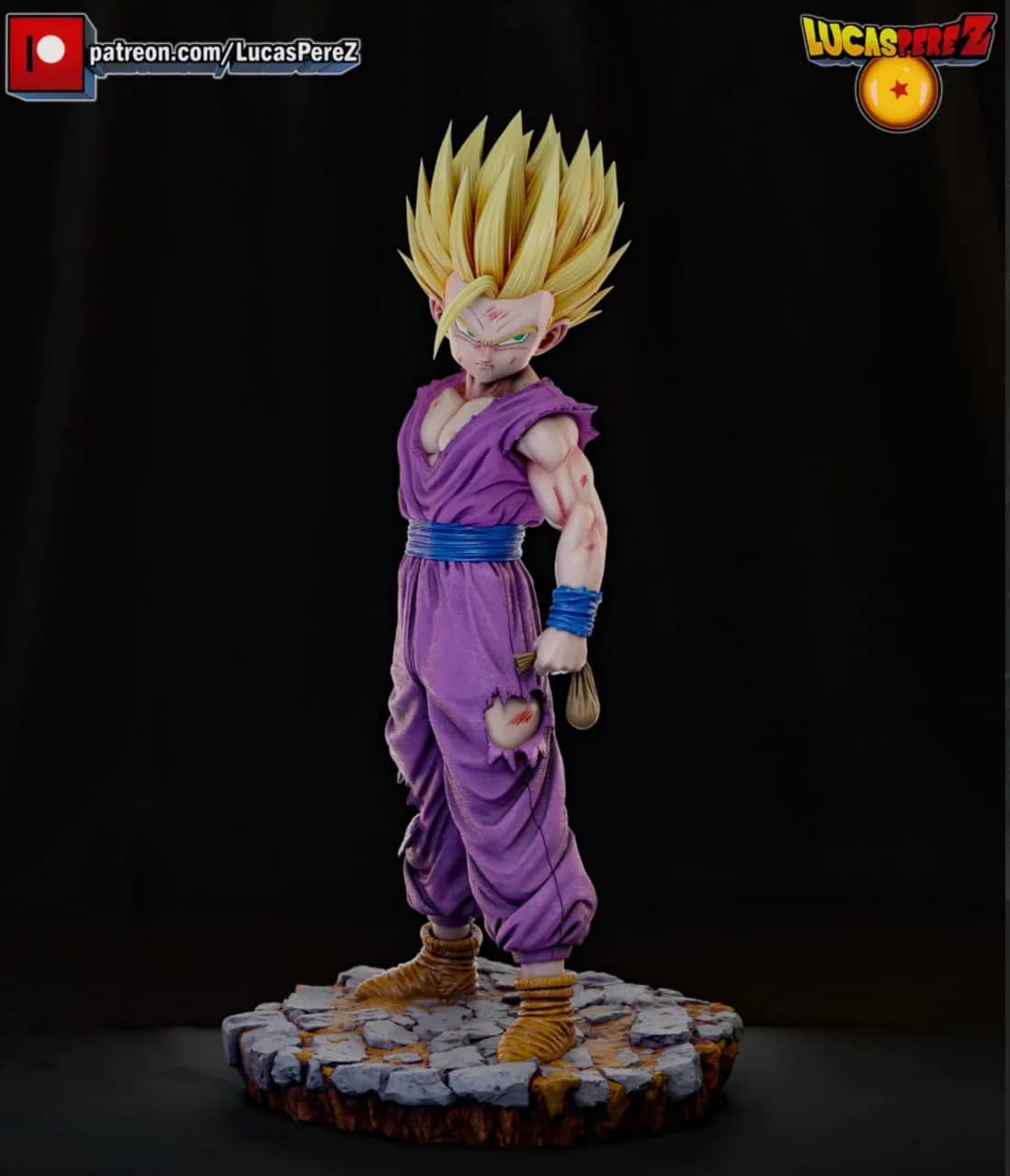 STL - Figura de Gohan SSJ2