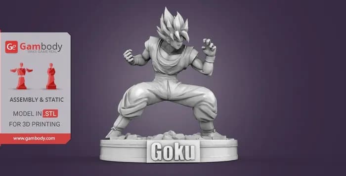 STL - Figura de Goku 2
