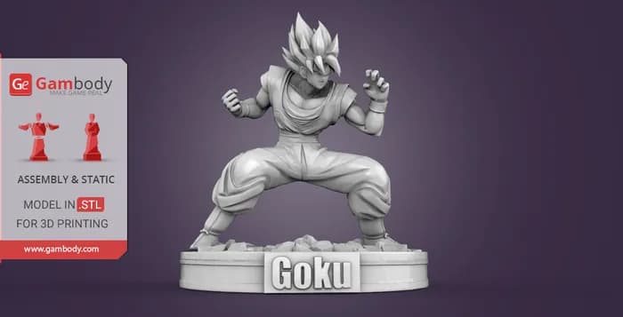 STL - Figura de Goku 2