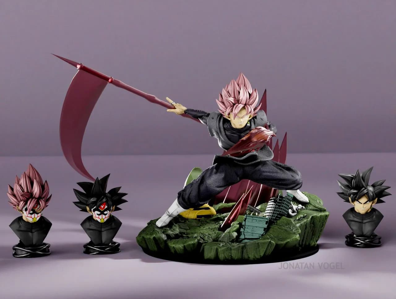 STL - Figura de Goku Black