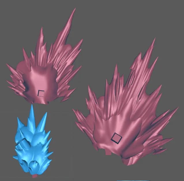 STL - Figura de Goku en Namek 2 render 3
