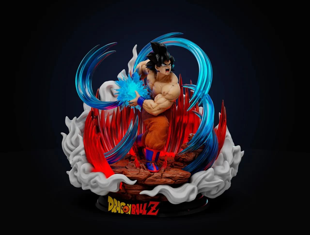 STL - Figura de Goku Kaioken