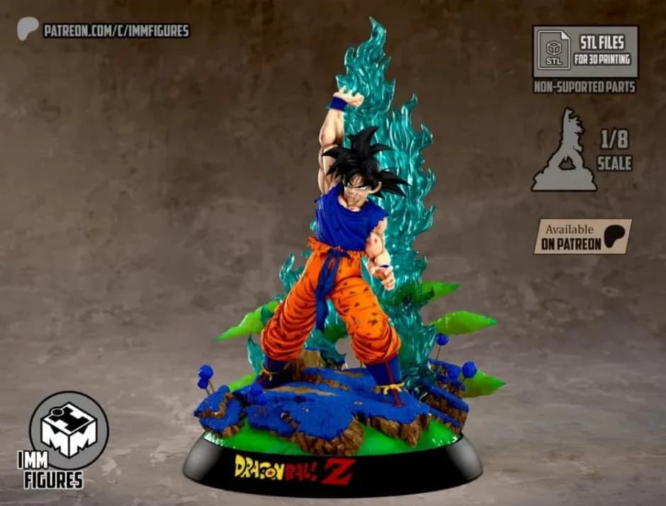 STL - Figura de Goku Super Saiyan 2