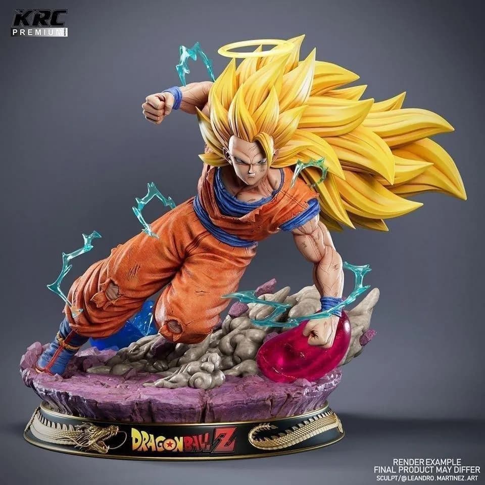 STL - Figura de Goku Super Saiyan 3
