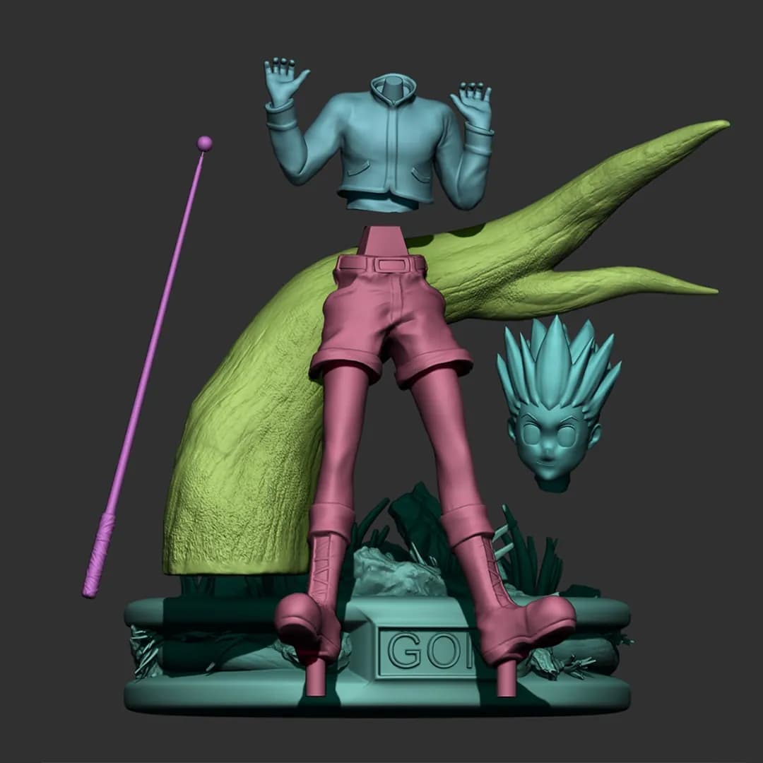 STL - Figura de Gon Freecss