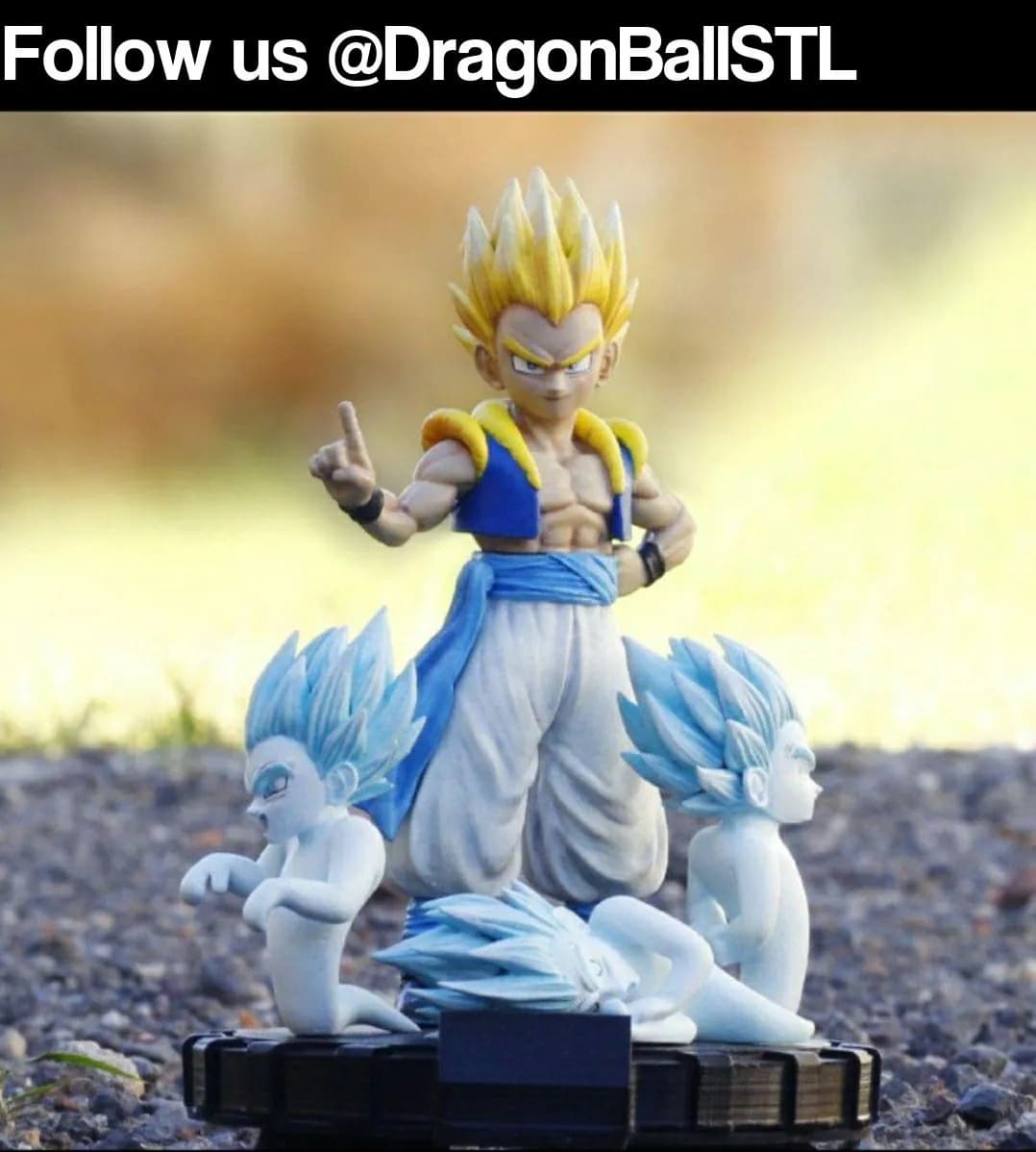 STL - Figura de Gotenks y Majin Buu