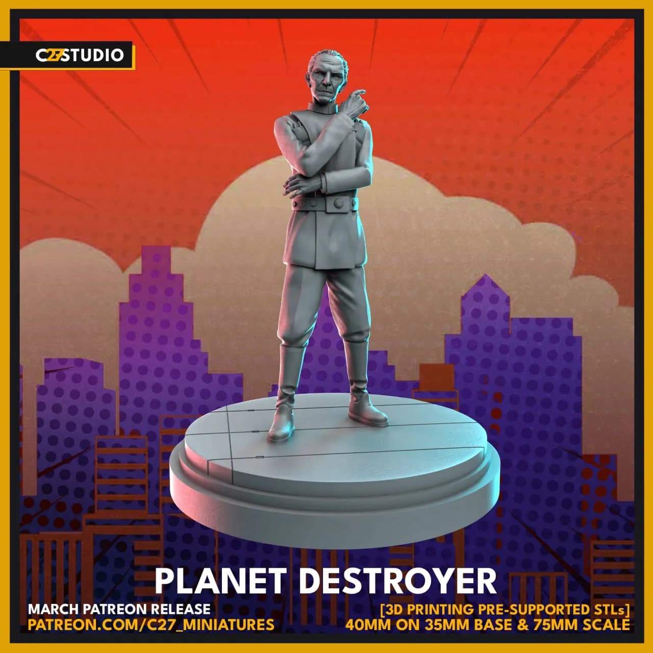 STL - Figura de Grand Moff Tarkin