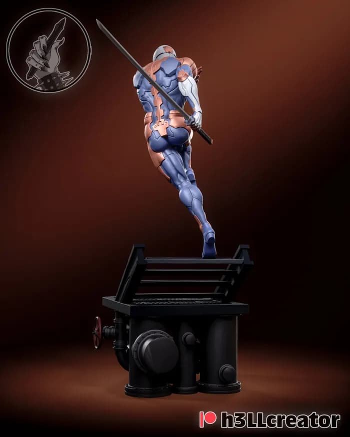 STL - Figura de Gray Fox render 2
