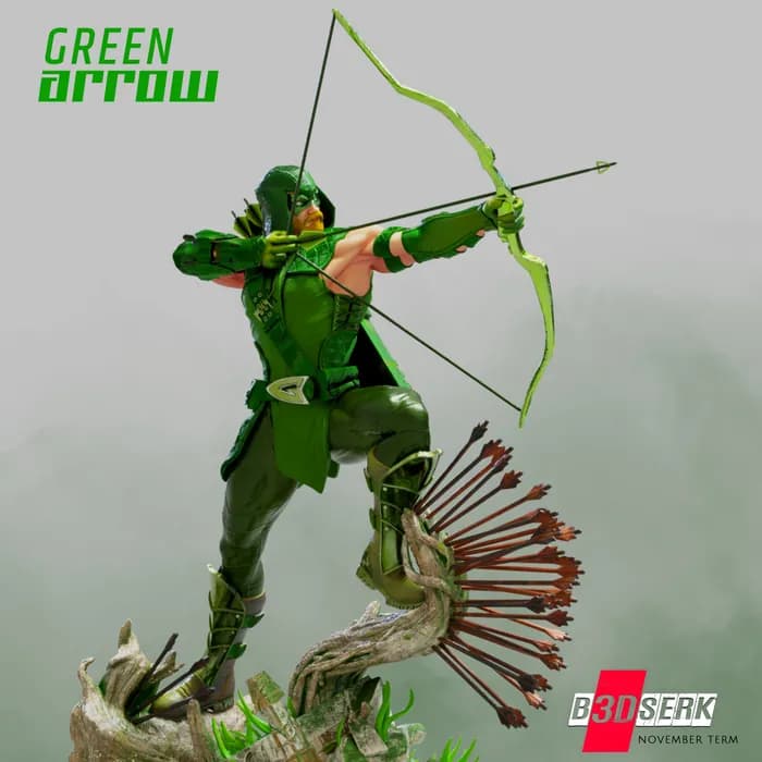 STL - Figura de Green Arrow render 2