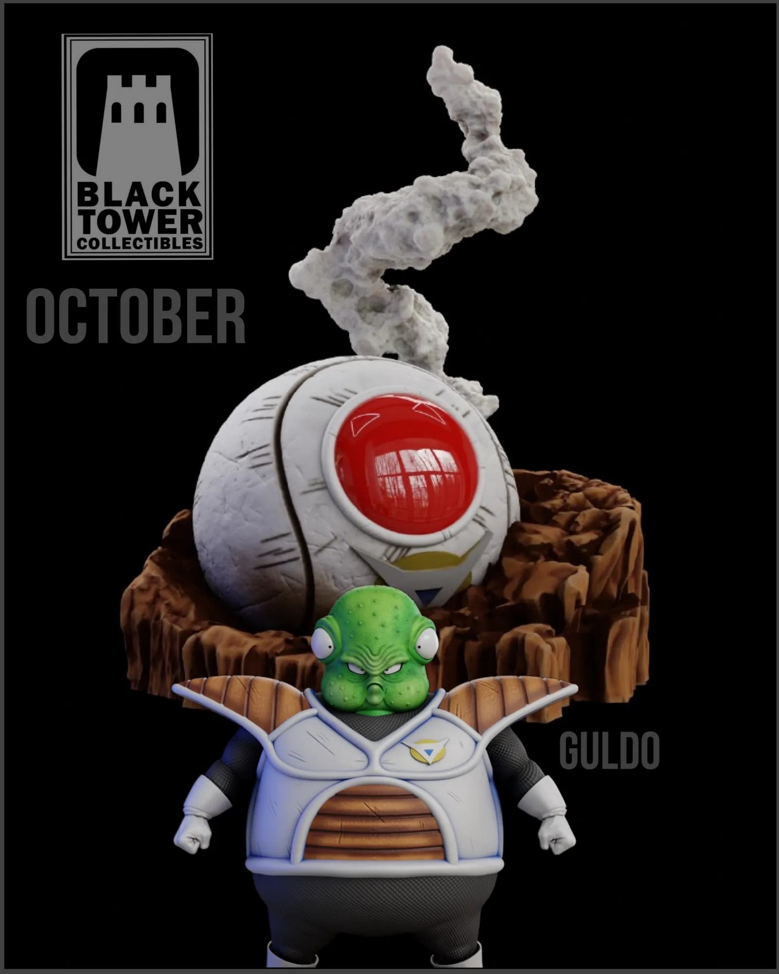 STL - Figura de Guldo de Dragon Ball Z render 3