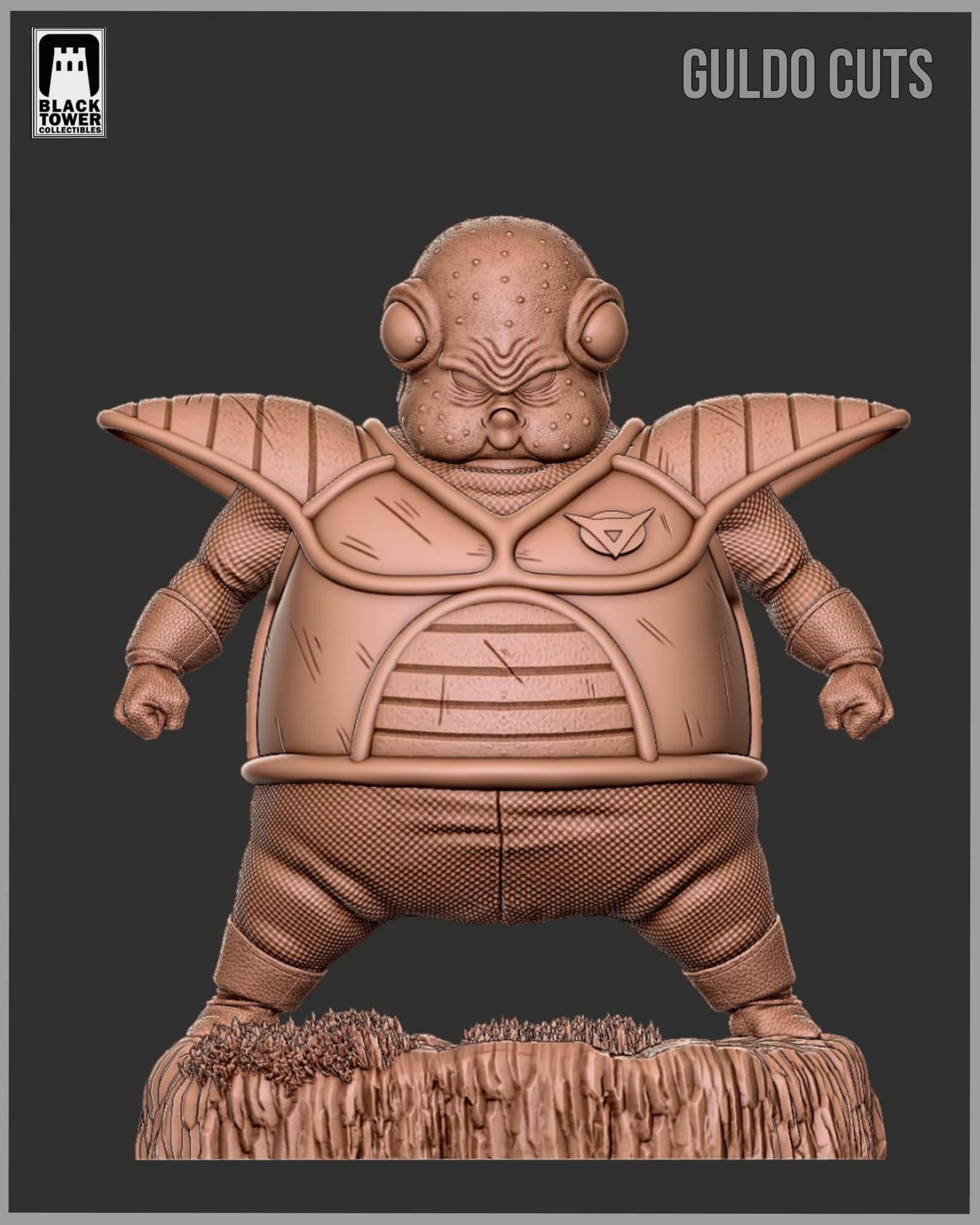 STL - Figura de Guldo de Dragon Ball Z render 5