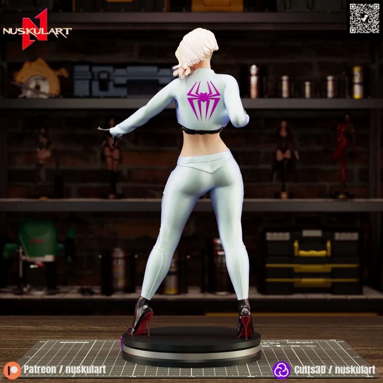 STL - Figura de Gwen Stacy render 5