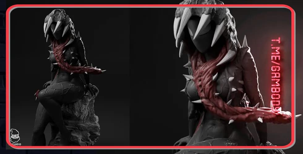 STL - Figura de Gwenom